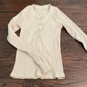 aerie ribbed shirt